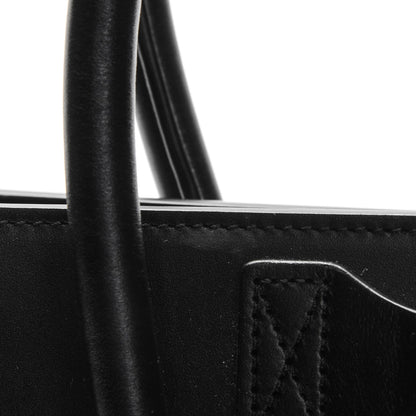 Celine Drummed Calfskin Micro Tri-Color Luggage Antarctic 7 of 7