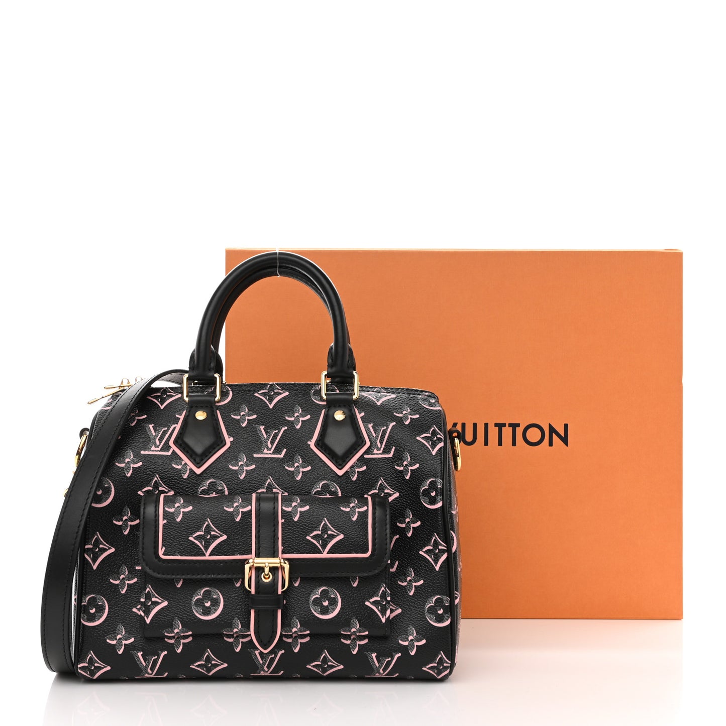 Monogram Fall for You Speedy Bandouliere 25 Black