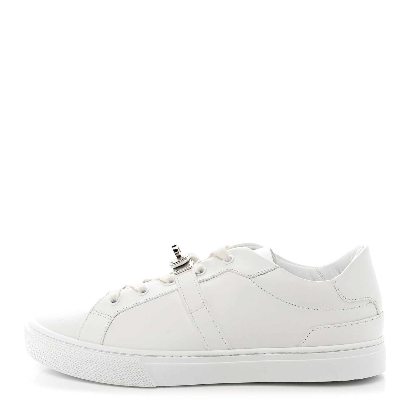 Calfskin Mens Day Sneakers 42.5 White
