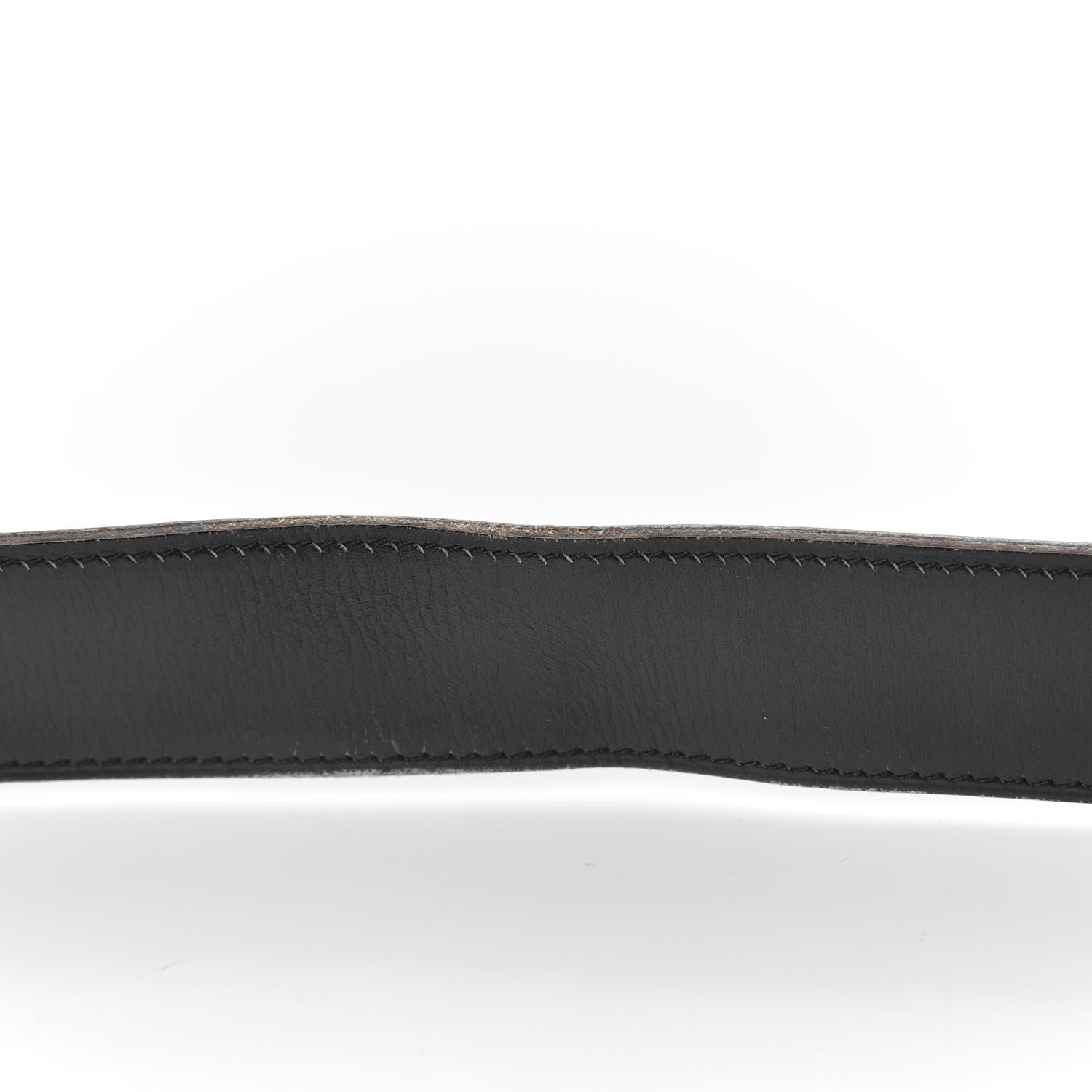 Hermes Swift Togo 32mm H Belt 85 Black Gold 6 of 6