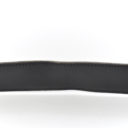 Hermes Swift Togo 32mm H Belt 85 Black Gold 6 of 6