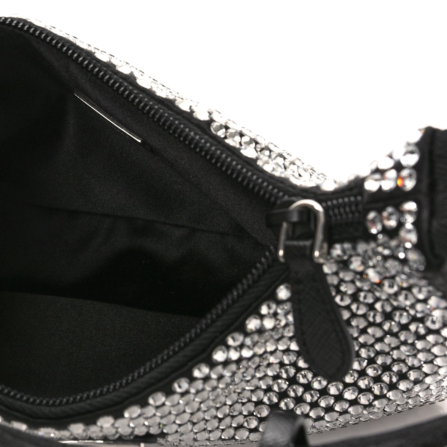 Prada Satin Crystal Mini Re-Edition 2000 Bag Cristal 5 of 8