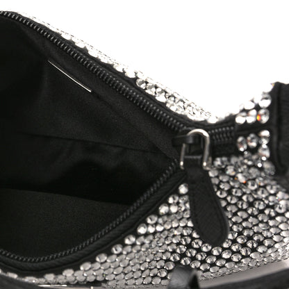 Prada Satin Crystal Mini Re-Edition 2000 Bag Cristal 5 of 8