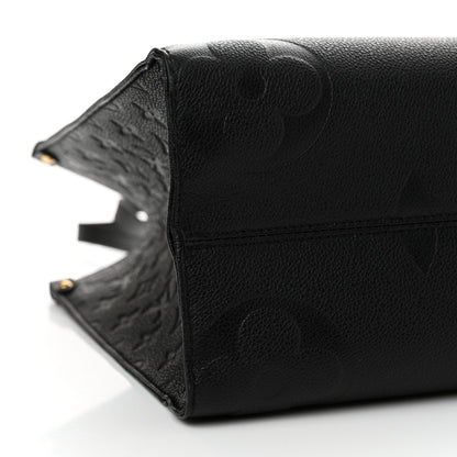 Louis Vuitton Empreinte Monogram Giant OnTheGo MM Black 8 of 12