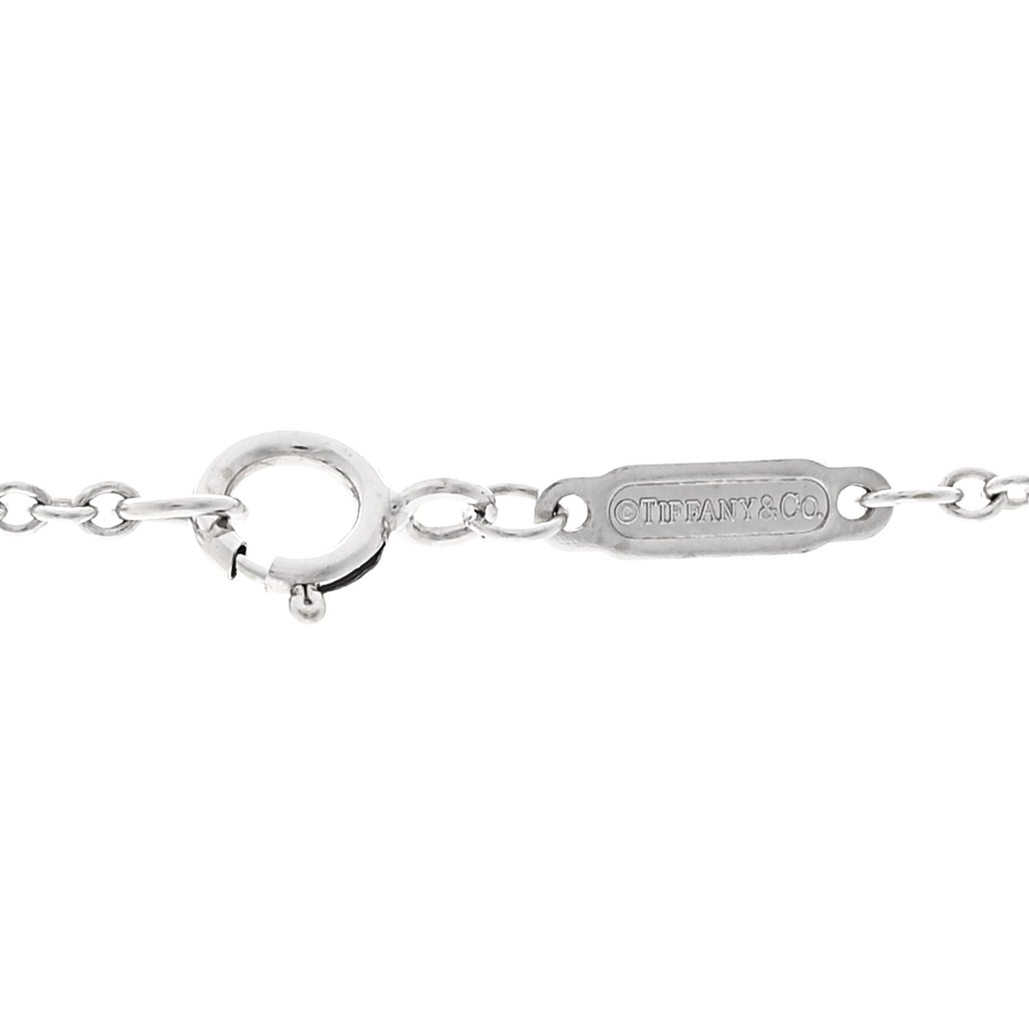 18K White Gold Diamond Knot Pave Necklace