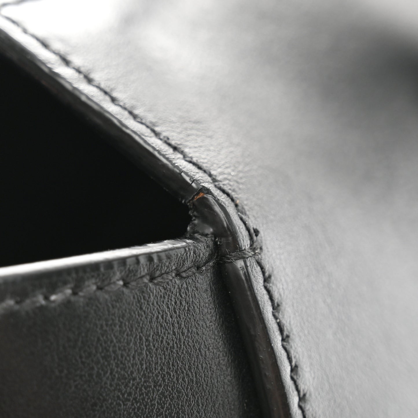 Soft Calfskin Top Handle Satchel Black