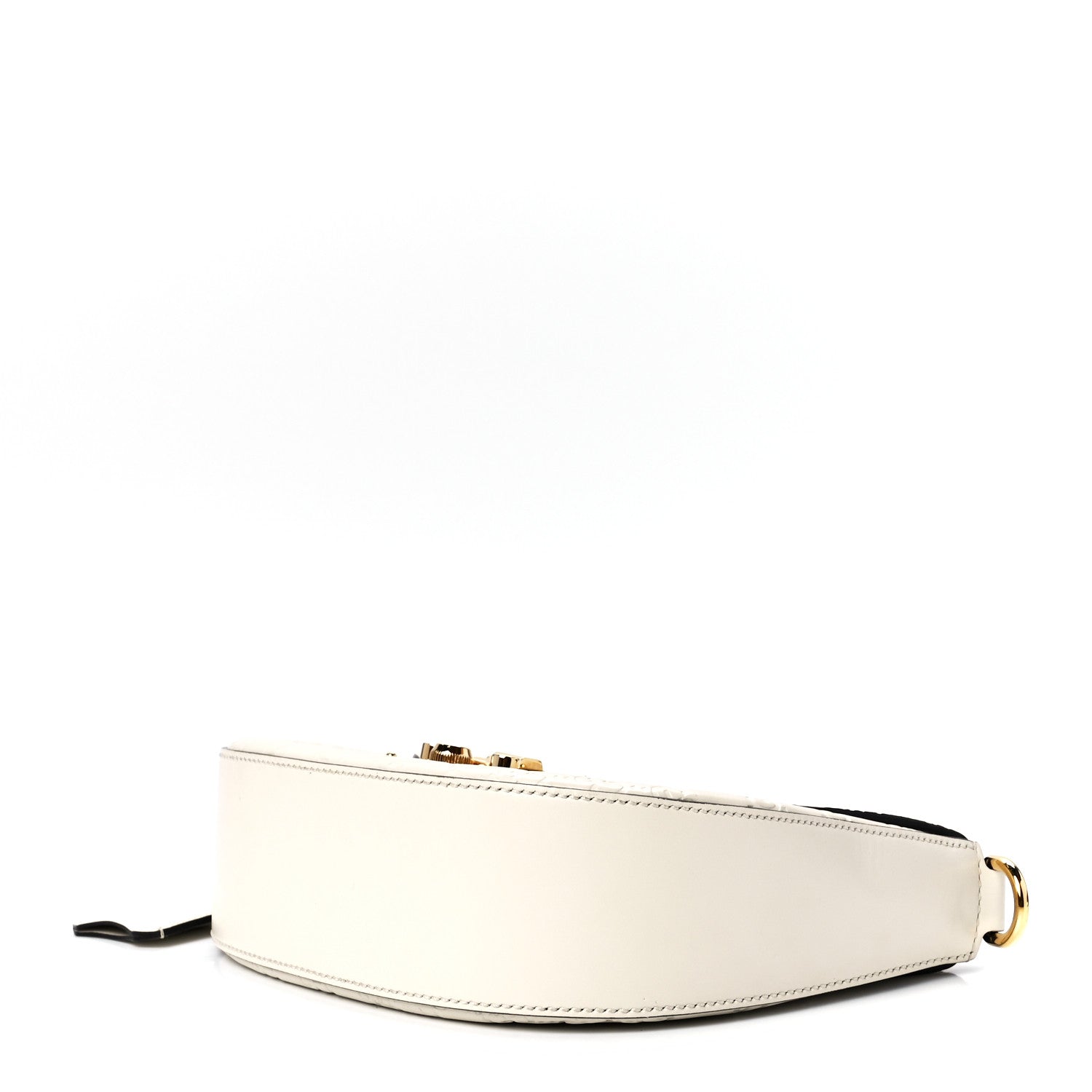 Gucci Guccissima Web Medium Padlock Messenger Shoulder Bag White 10 of 12