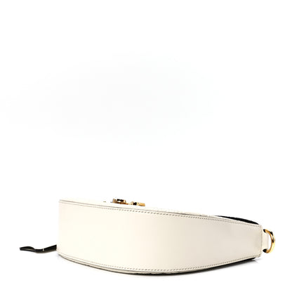 Gucci Guccissima Web Medium Padlock Messenger Shoulder Bag White 10 of 12