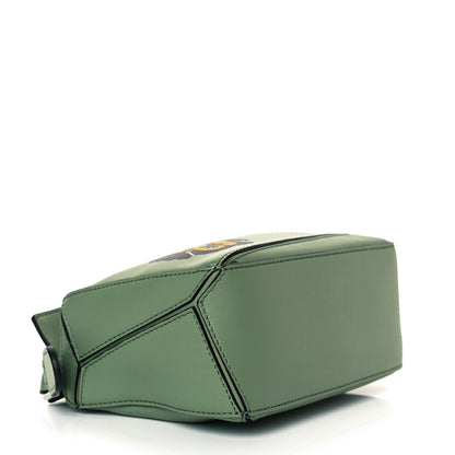 Loewe Calfskin Mini Pansies Puzzle Bag Rosemary 3 of 6