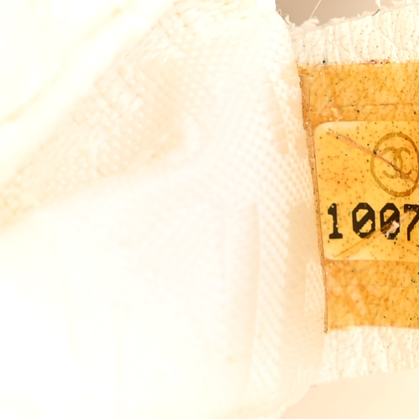 Lambskin Stitched Small Ultimate Soft Tote White