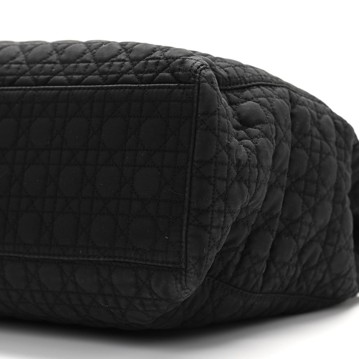 Nylon Cannage Large Lady Dior Black