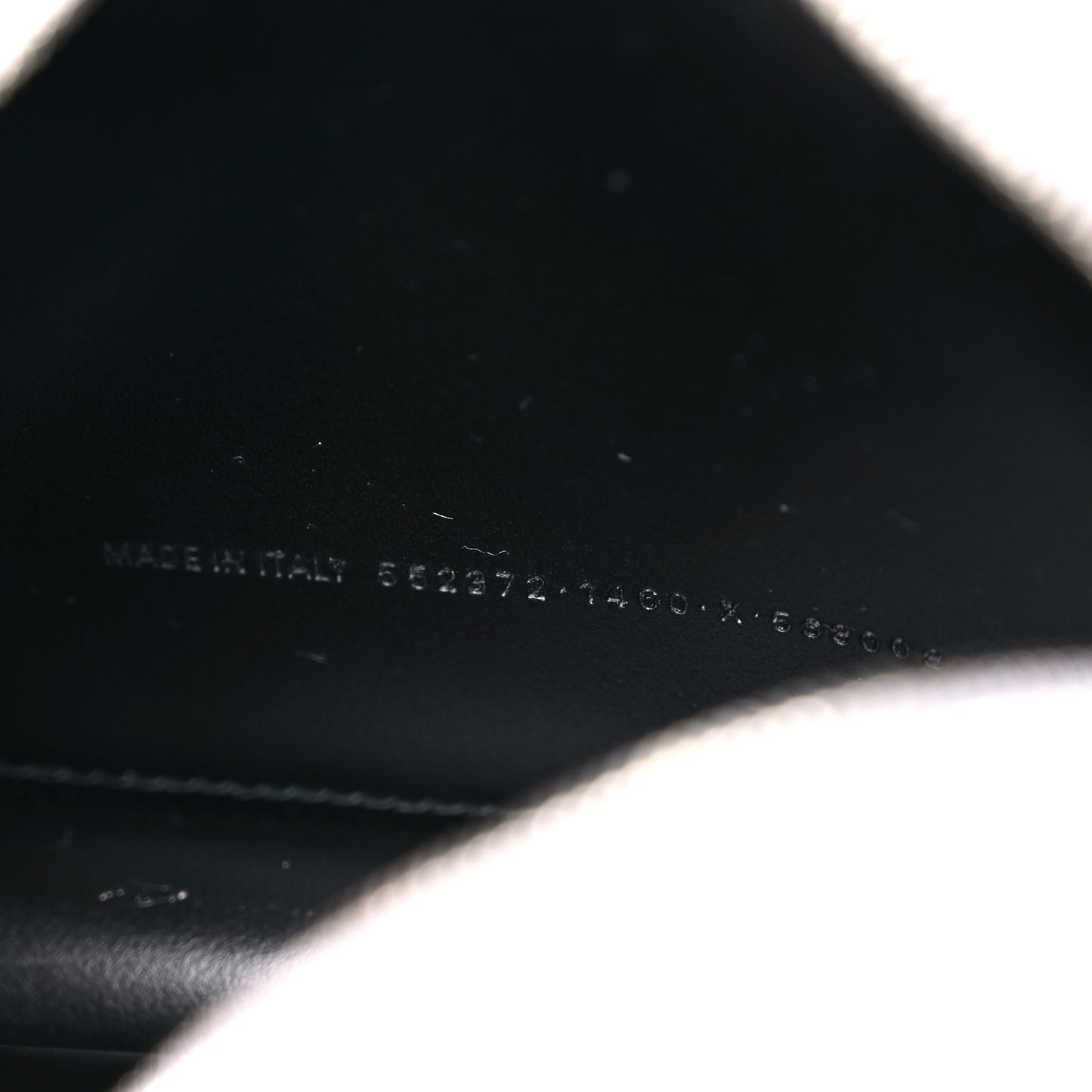 Metallic Goatskin Logo XS Everyday Camera Bag Argent Black
