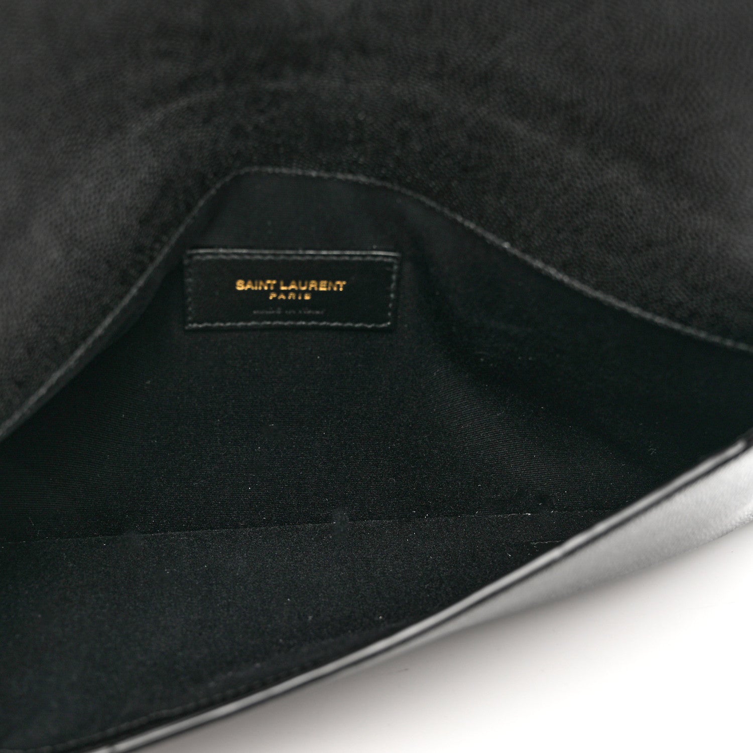 Saint Laurent Grain De Poudre Uptown Pouch Black 5 of 9