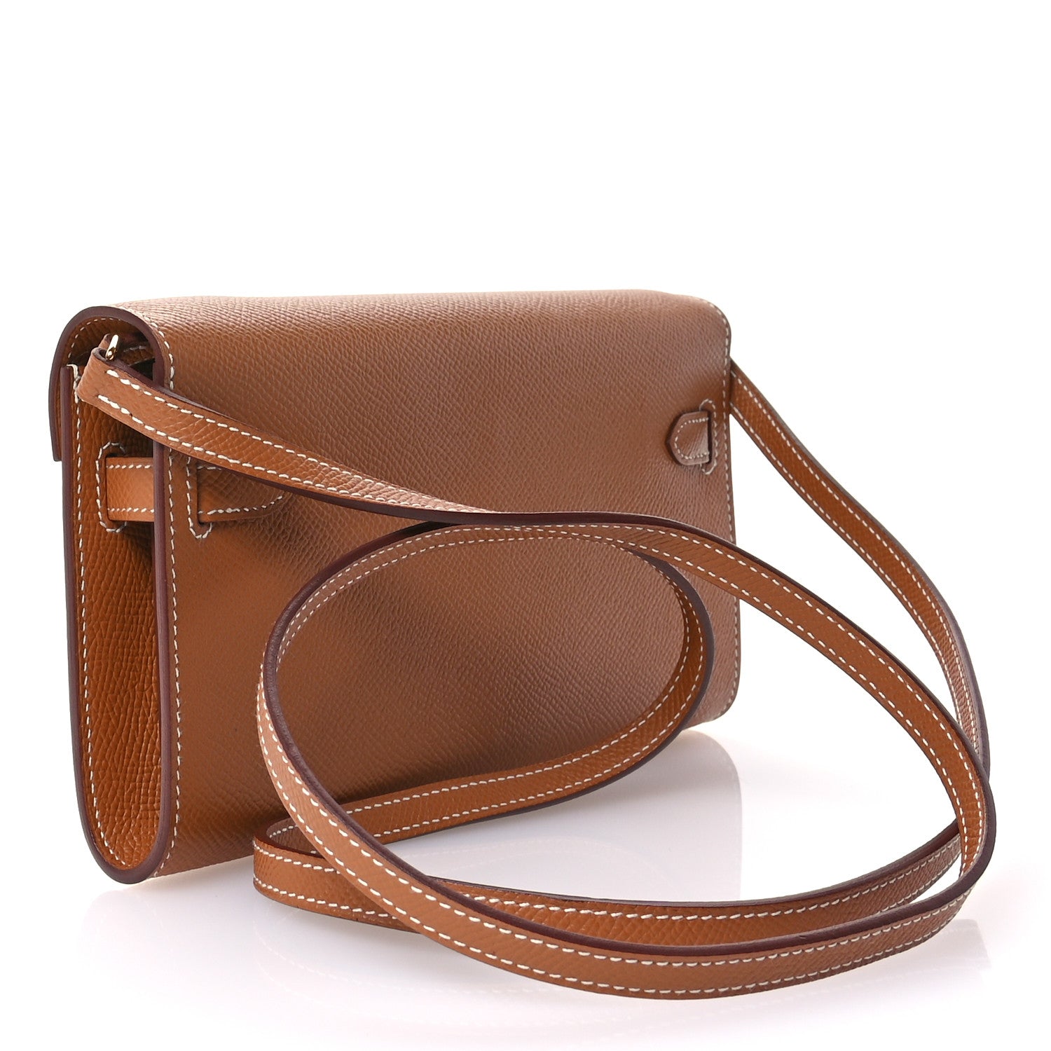 Hermes Epsom Kelly Wallet To Go Gold 3 of 10