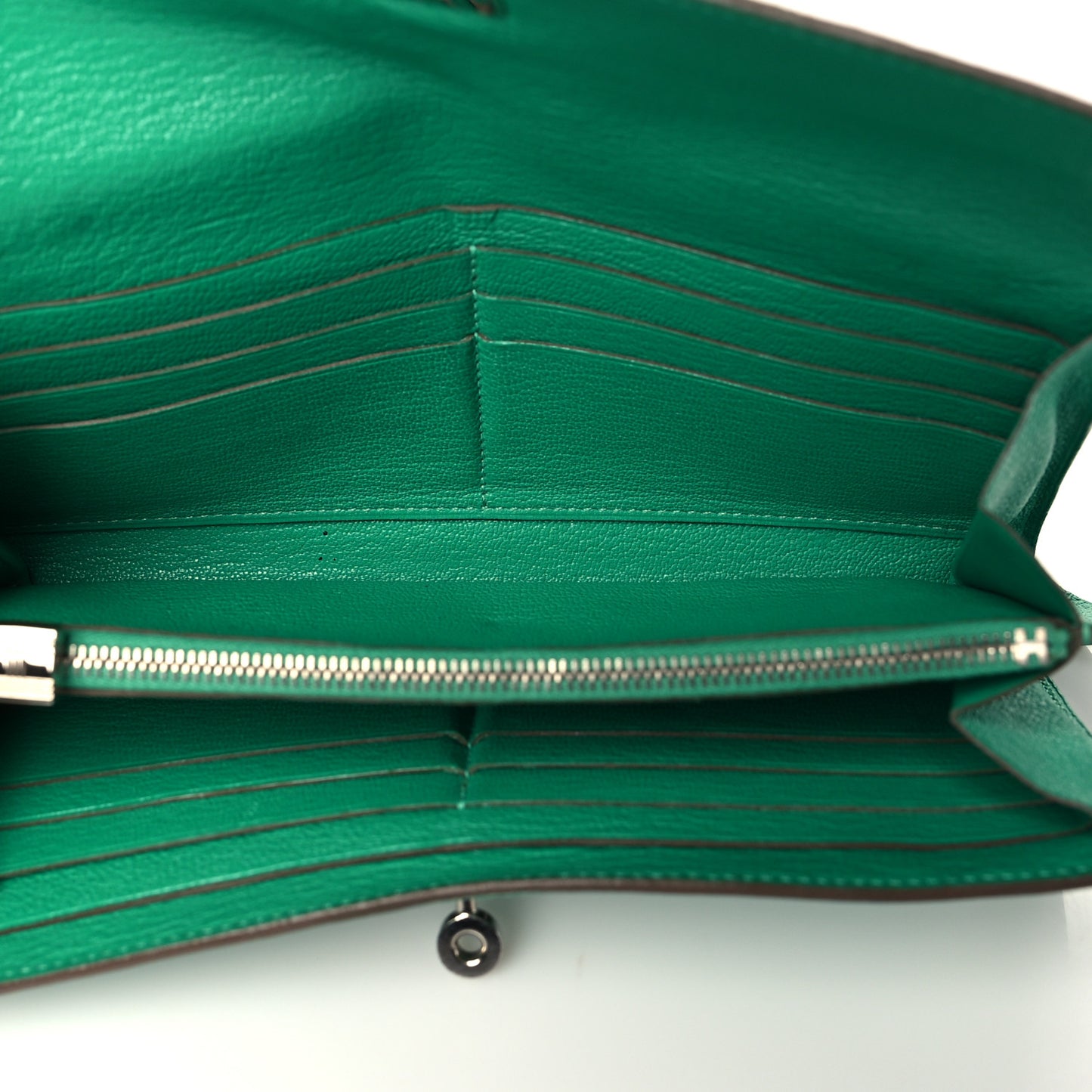 Chevre Mysore Kelly Longue Wallet Menthe