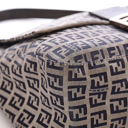 Fendi Zucchino Mama Baguette Navy 10 of 14