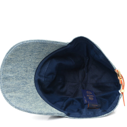 Louis Vuitton Monogram Washed Denim Cap M Blue 7 of 8