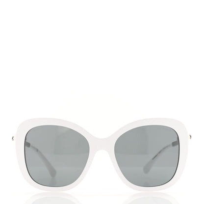 Chanel Acetate Butterfly Winter Pearl Sunglasses 5339-H White 2 of 8