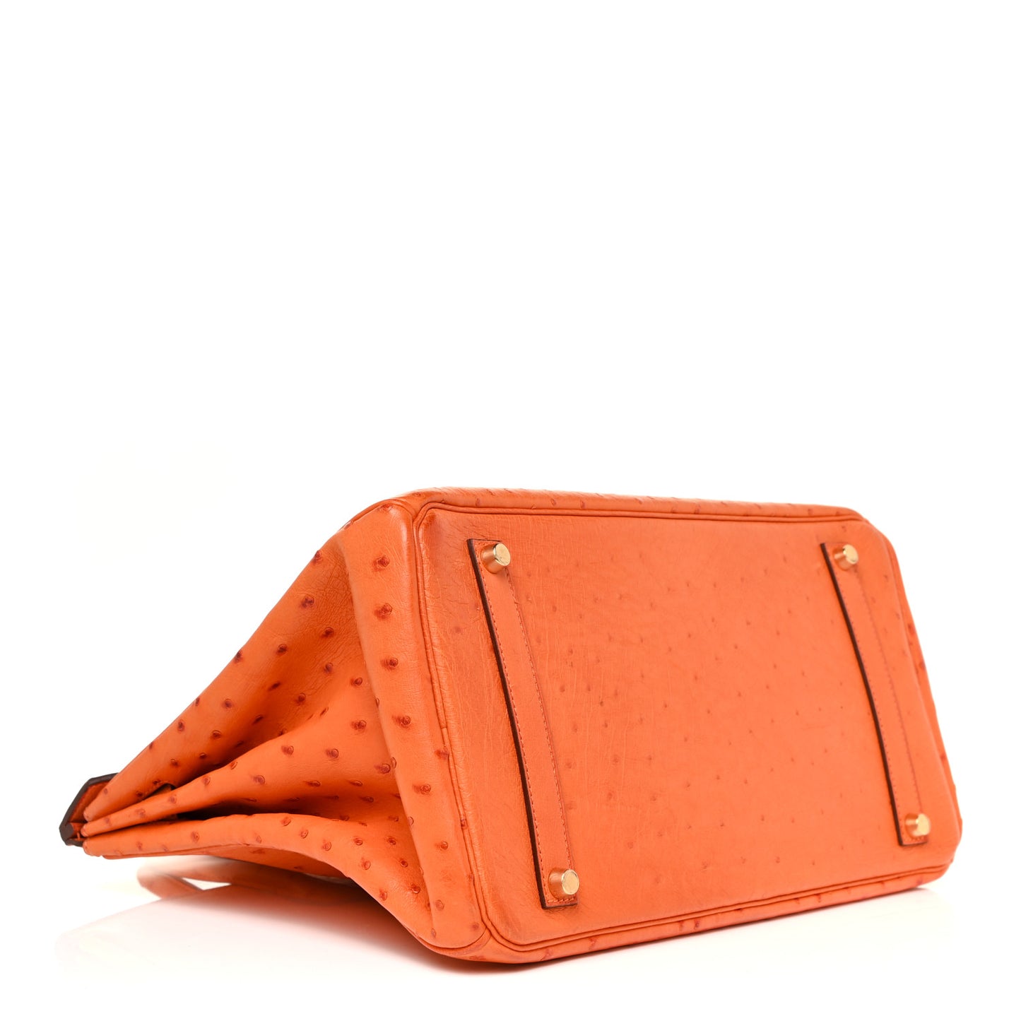 Ostrich Birkin 35 Orange