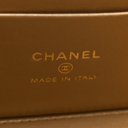 Chanel Lambskin Quilted Pearl Crush Small Vanity Case With Chain White 6 of 13