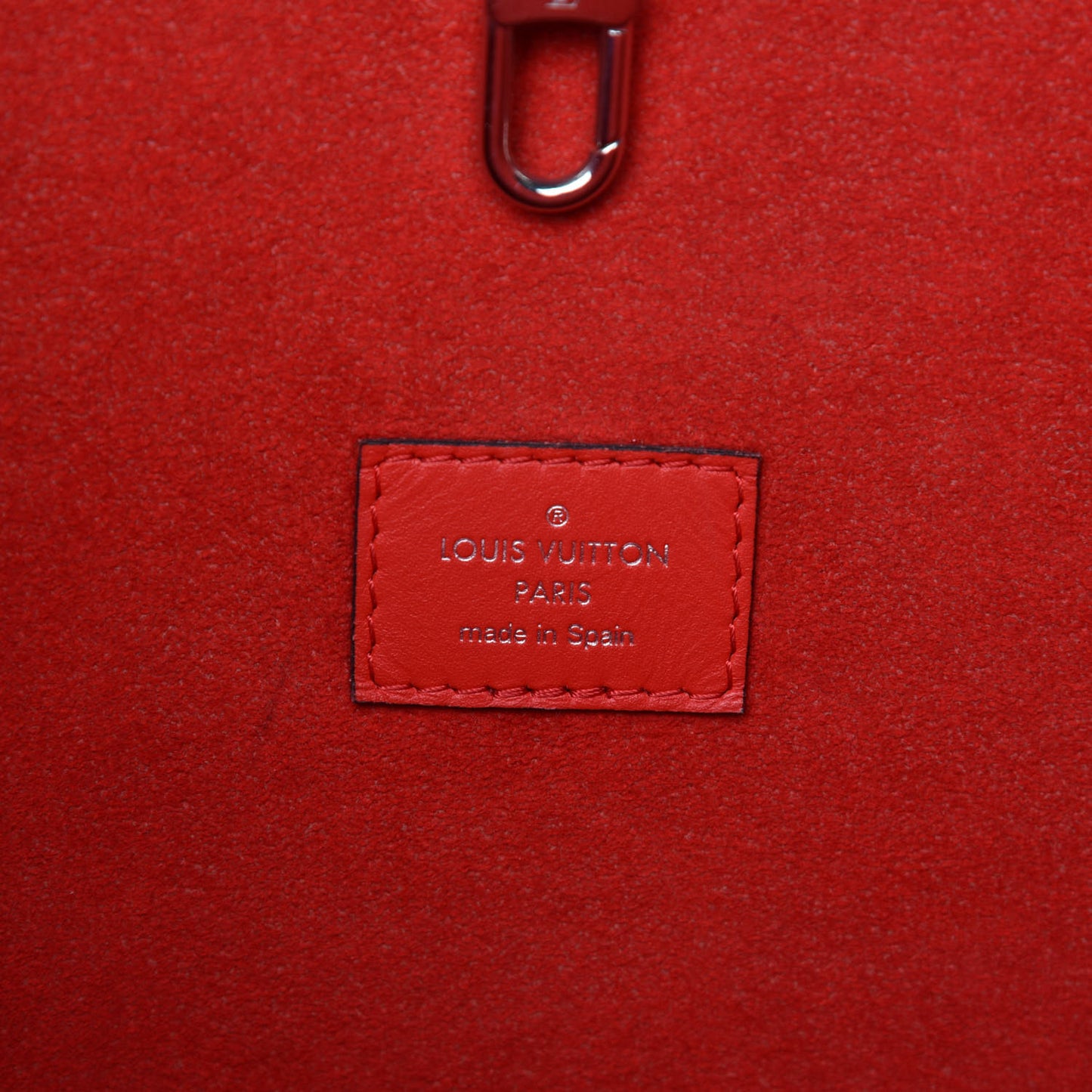Epi Neverfull MM Indigo Coquelicot