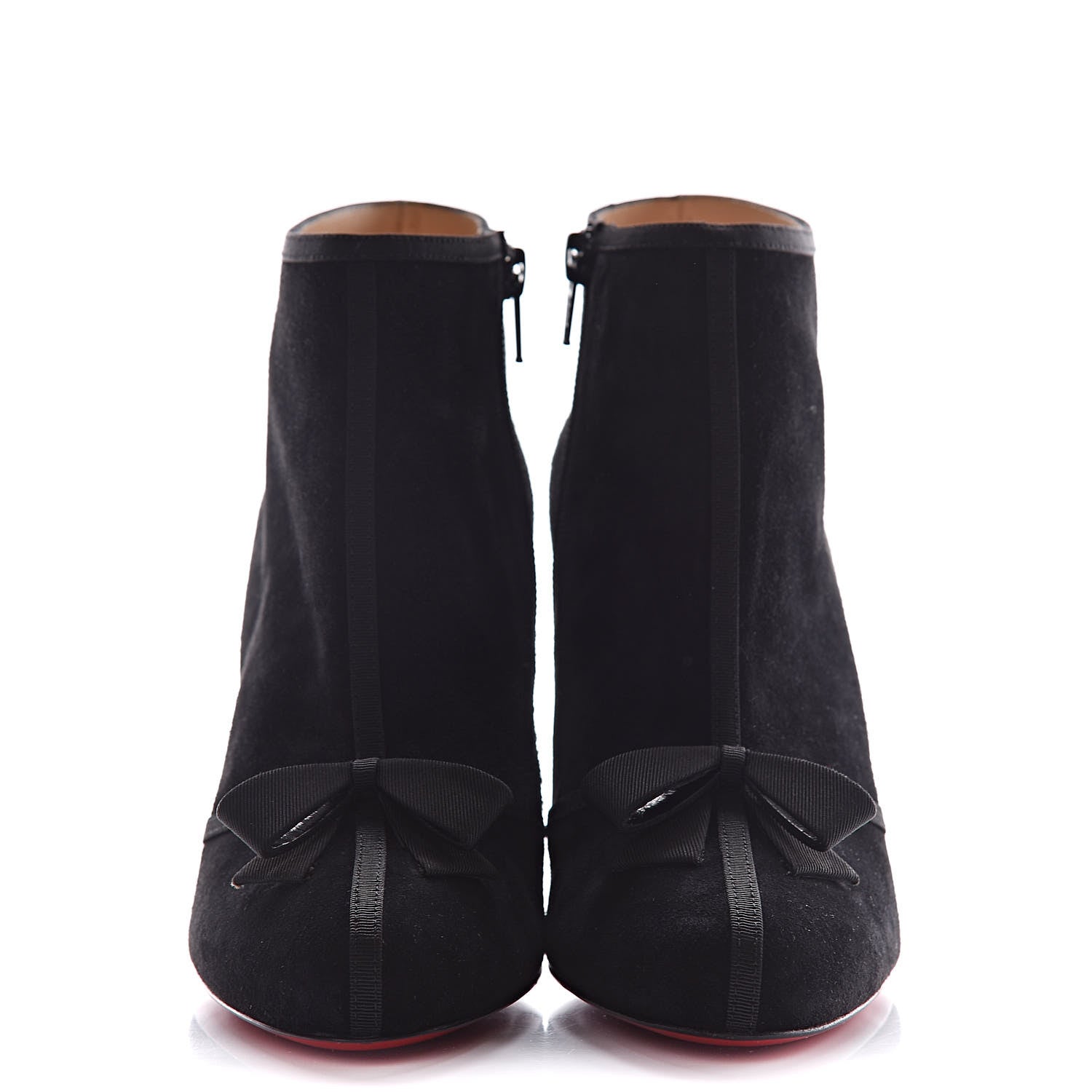 Christian Louboutin Veau Velours Arnoeud 85 Ankle Boots 38.5 Black 2 of 8