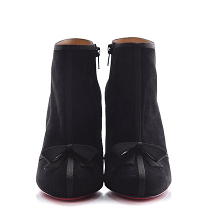 Christian Louboutin Veau Velours Arnoeud 85 Ankle Boots 38.5 Black 2 of 8