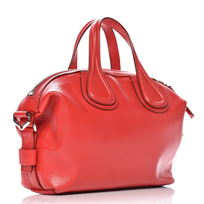 Givenchy Waxed Calfskin Micro Nightingale Medium Red 3 of 10