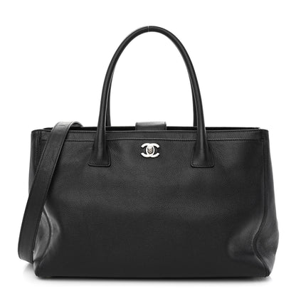 Chanel Calfskin Cerf Executive Shopper Tote Black 1 of 10