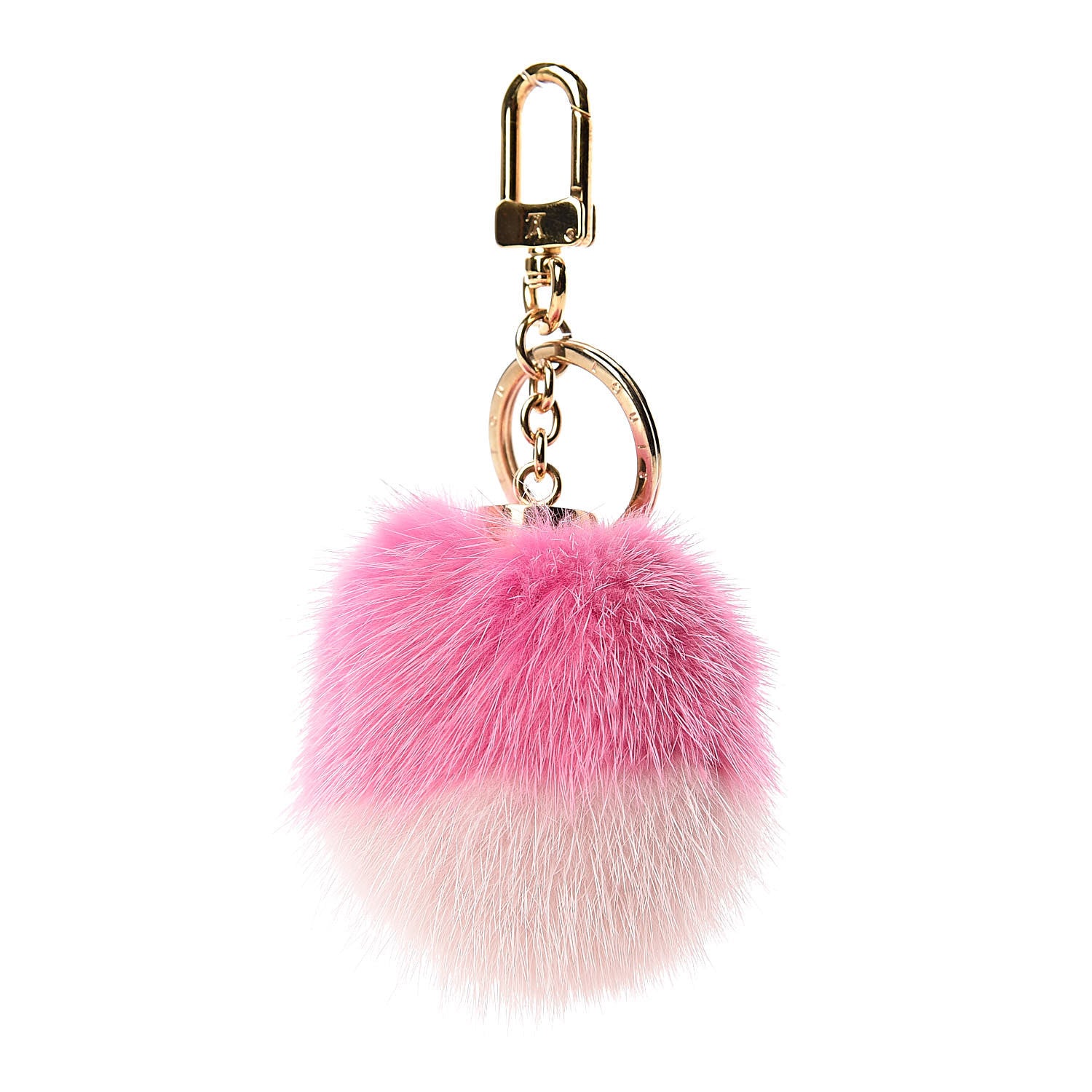 Louis Vuitton Mink Fluo Bubble Bag Charm Key Holder Pink 1 of 3