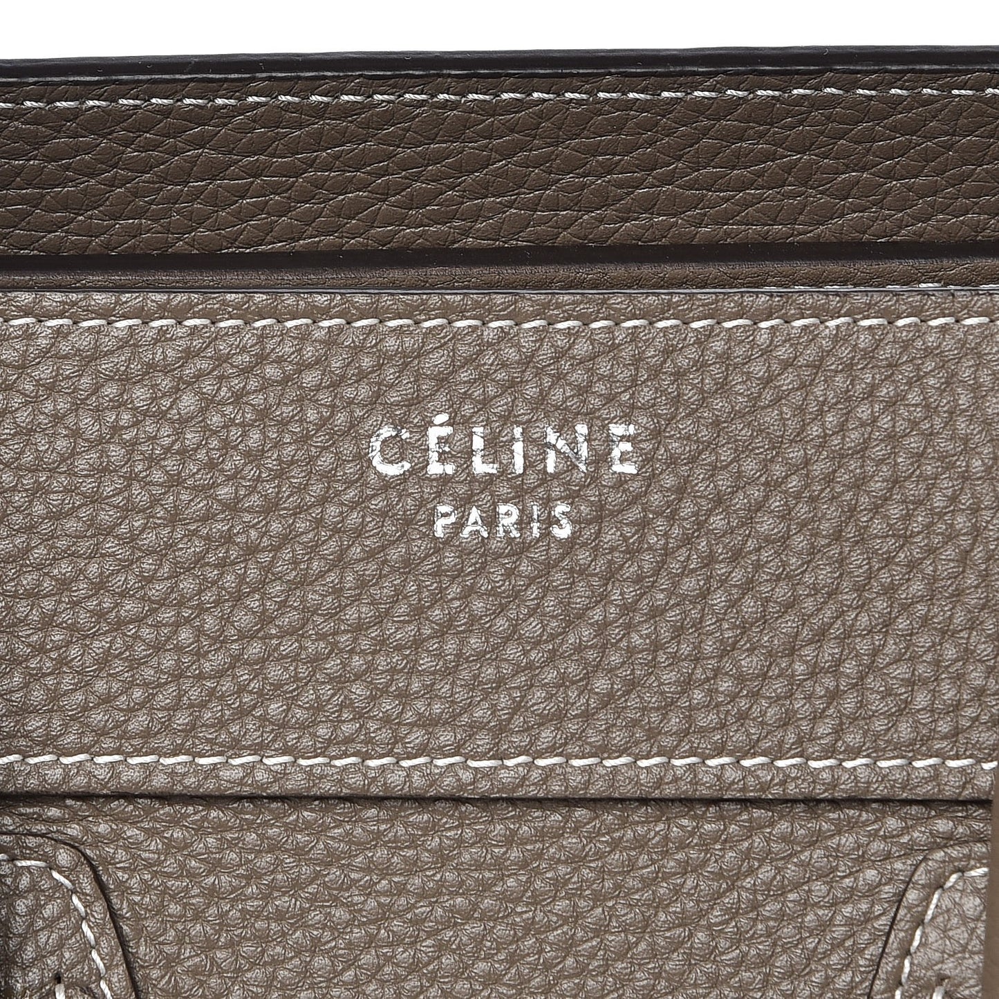 Drummed Calfskin Micro Luggage Souris