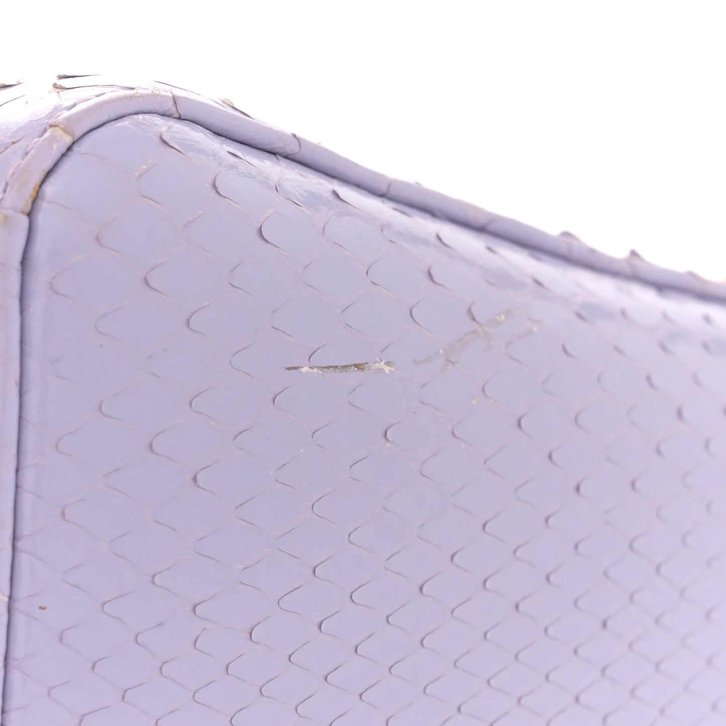 Snakeskin Medium Lady Dior Purple