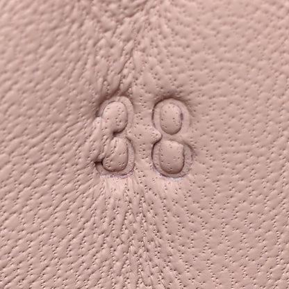 Hermes Sport Goatskin Suede Goatskin Bouncing Sneakers 38 Rose Porcelaine 9 of 10