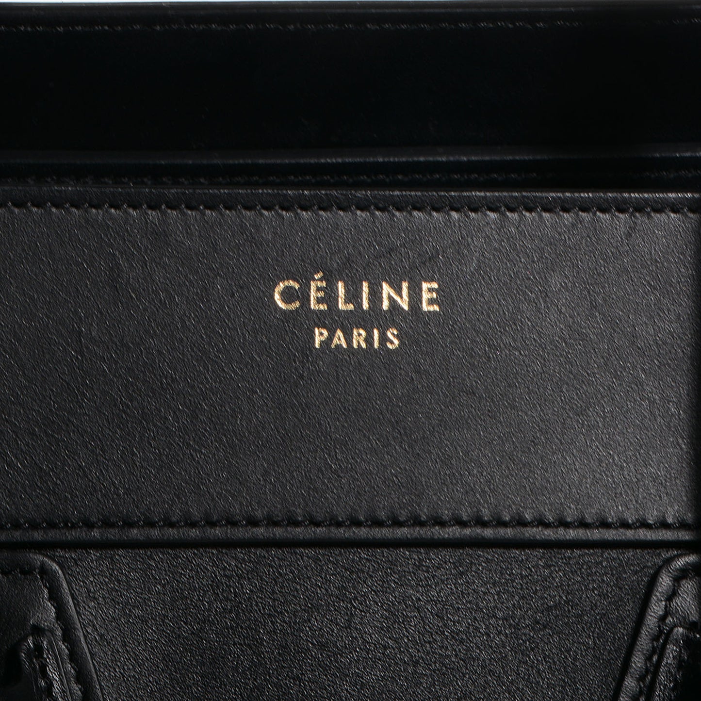 Palmelato Leather Mini Luggage Black