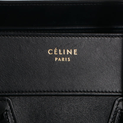 Celine Palmelato Leather Mini Luggage Black 5 of 10