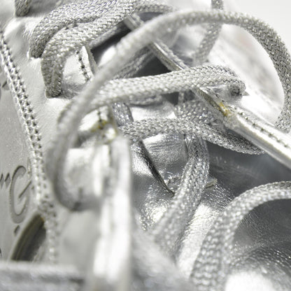 Gucci Mens Guccissima Sneakers 9 Metallic Silver 10 of 10