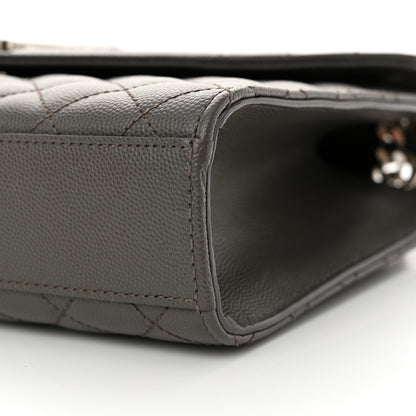 Saint Laurent Grain De Poudre Textured Mixed Matelasse Medium Triquilt Monogram Satchel Earth 10 of 11