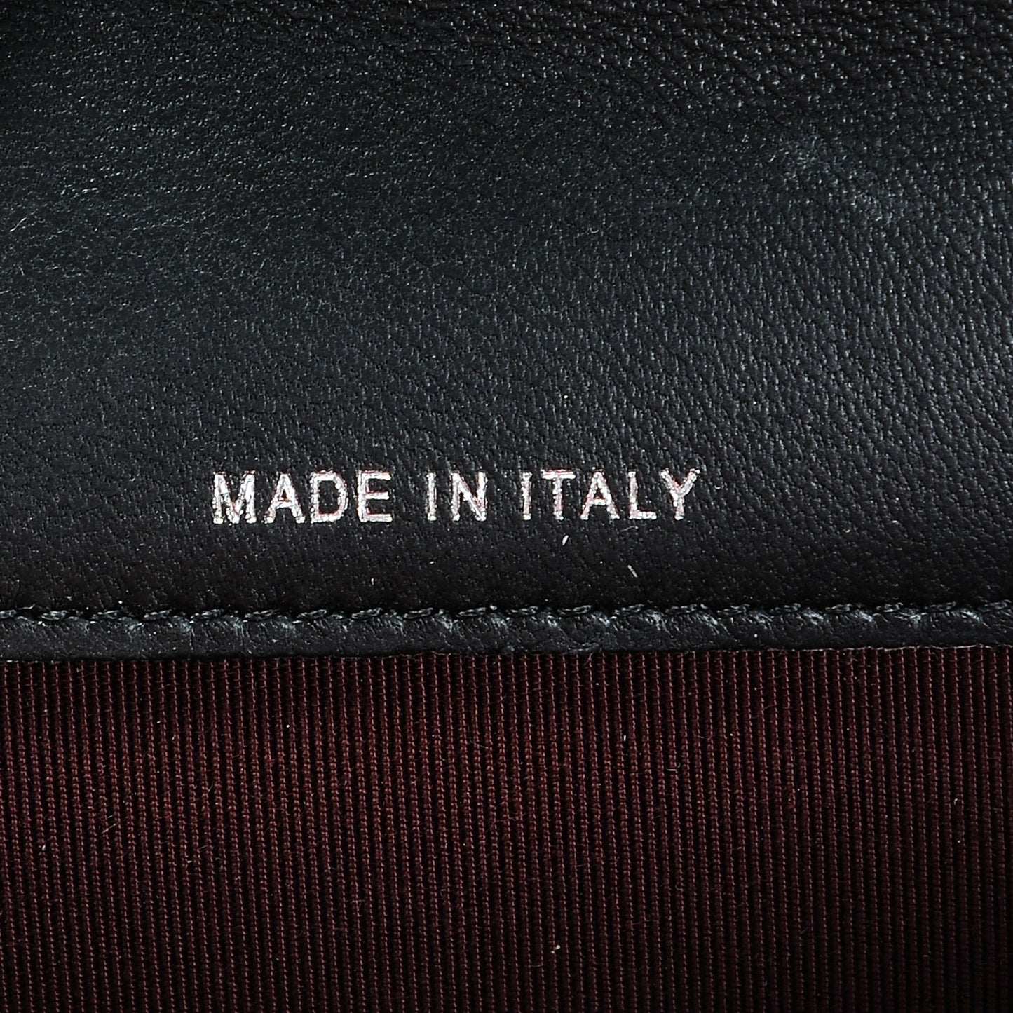Lambskin Quilted Flap Card Holder Black