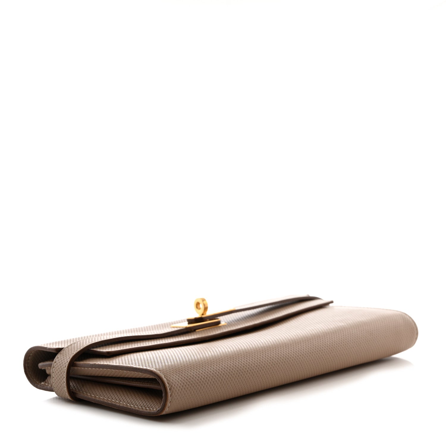 Hermes Grain d'H Kelly Longue Wallet Argile 4 of 9