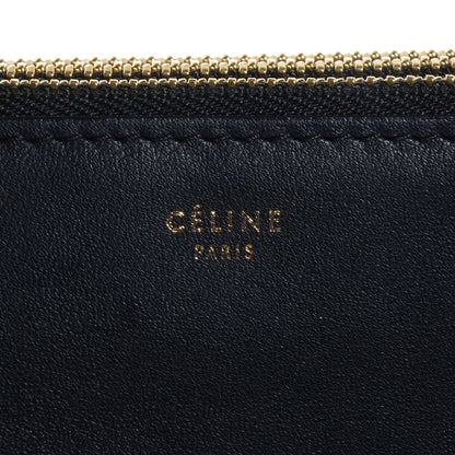 Celine Lambskin Large Trio Crossbody Bag Navy Blue 8 of 9