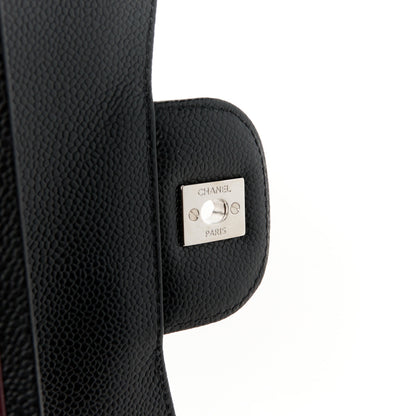 Chanel Caviar Quilted Jumbo Double Flap Black 7 of 12