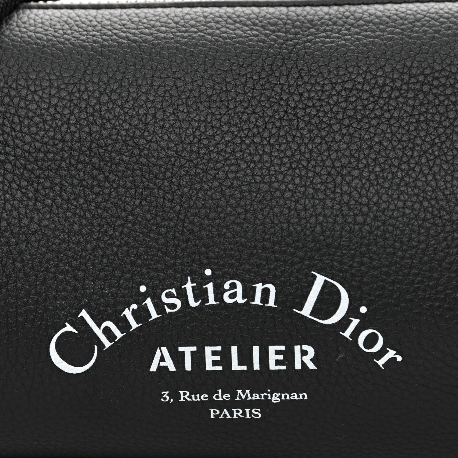 Christian Dior HOMME Grained Calfskin Mens Roller Messenger Black 8 of 10