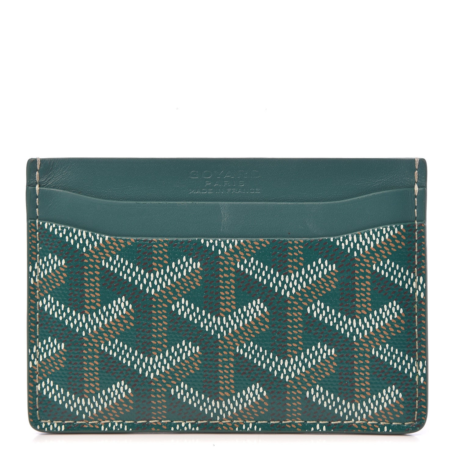 Goyard Goyardine Saint Sulpice Card Holder Green 1 of 8