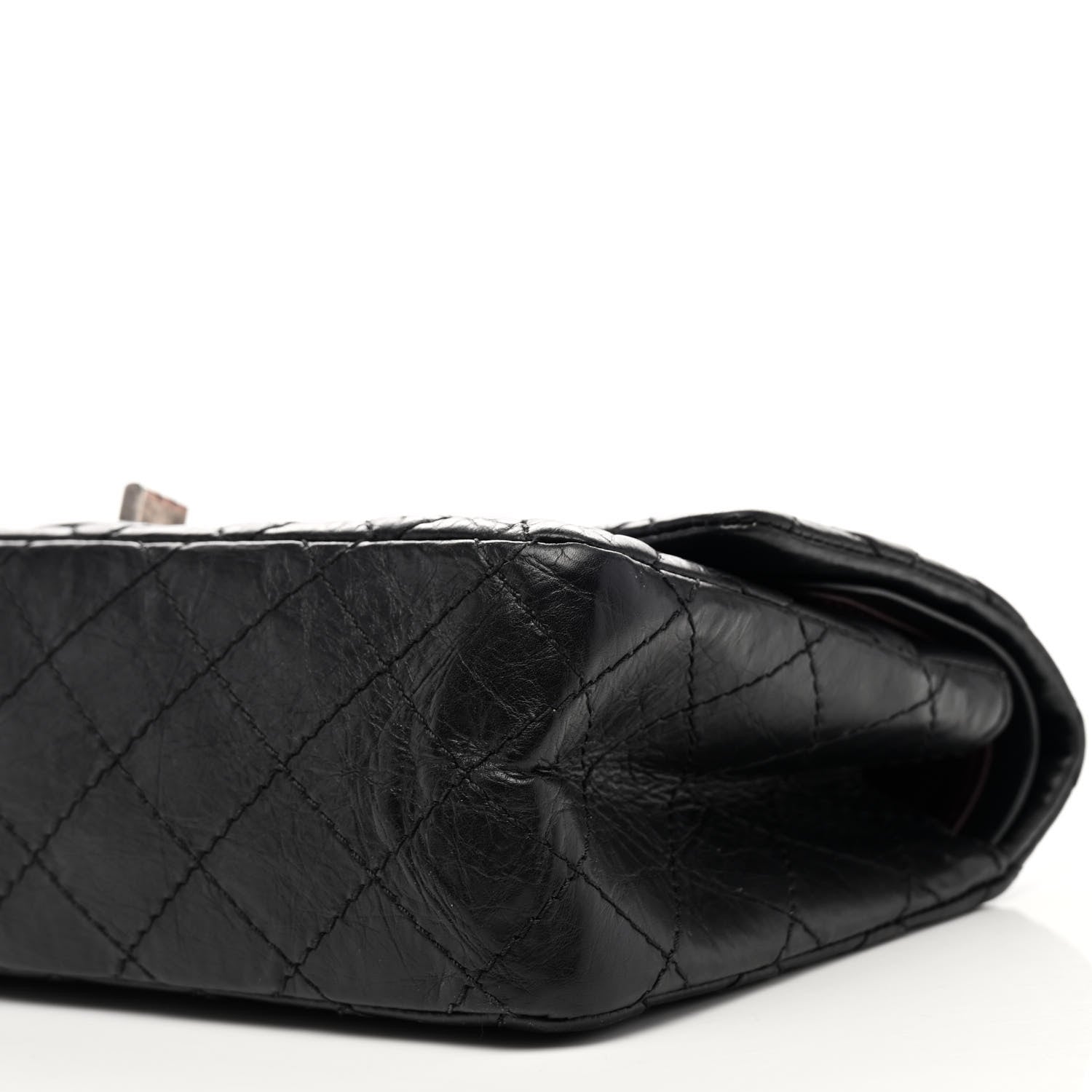 Chanel Aged Calfskin Quilted 2.55 Reissue 225 Flap Black 10 of 11