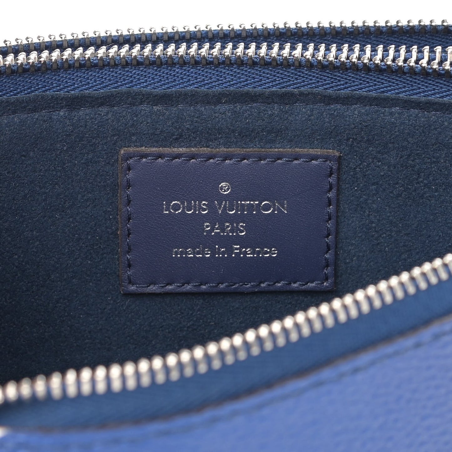 Monogram Giant Escale Double Zip Pochette Blue