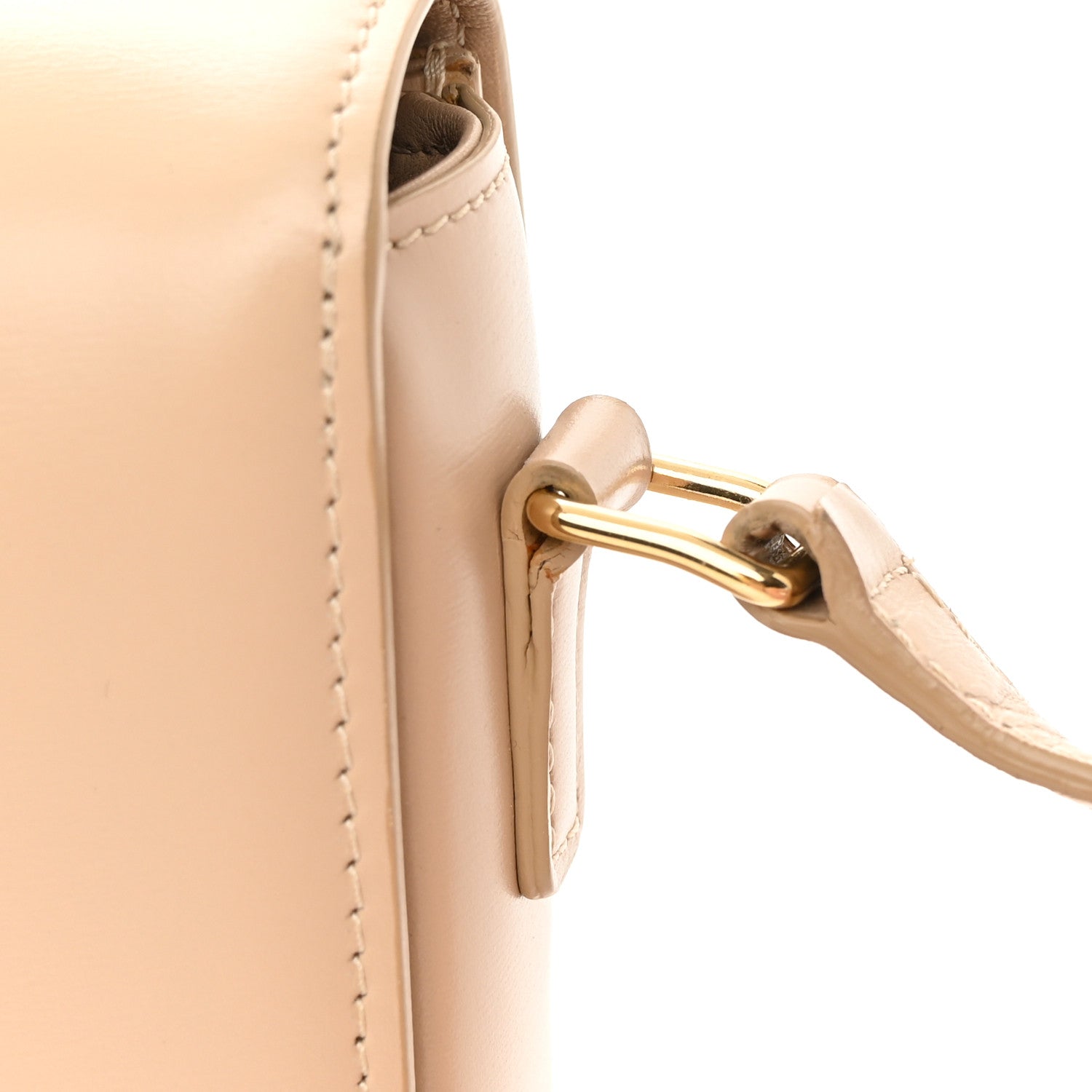 Celine Shiny Calfskin Teen Triomphe Nude 18 of 23