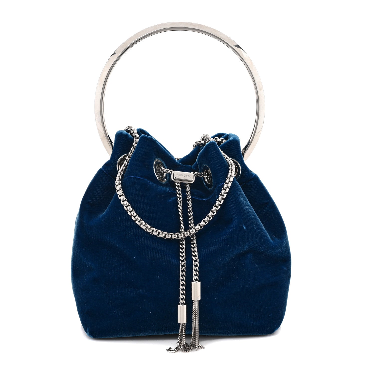 Jimmy Choo Velvet Bon Bon Bag Olympic 1 of 10