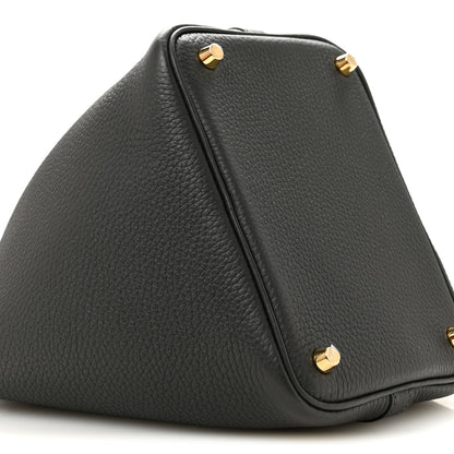 Hermes Taurillon Clemence Picotin Lock 18 PM Gris Misty 9 of 11