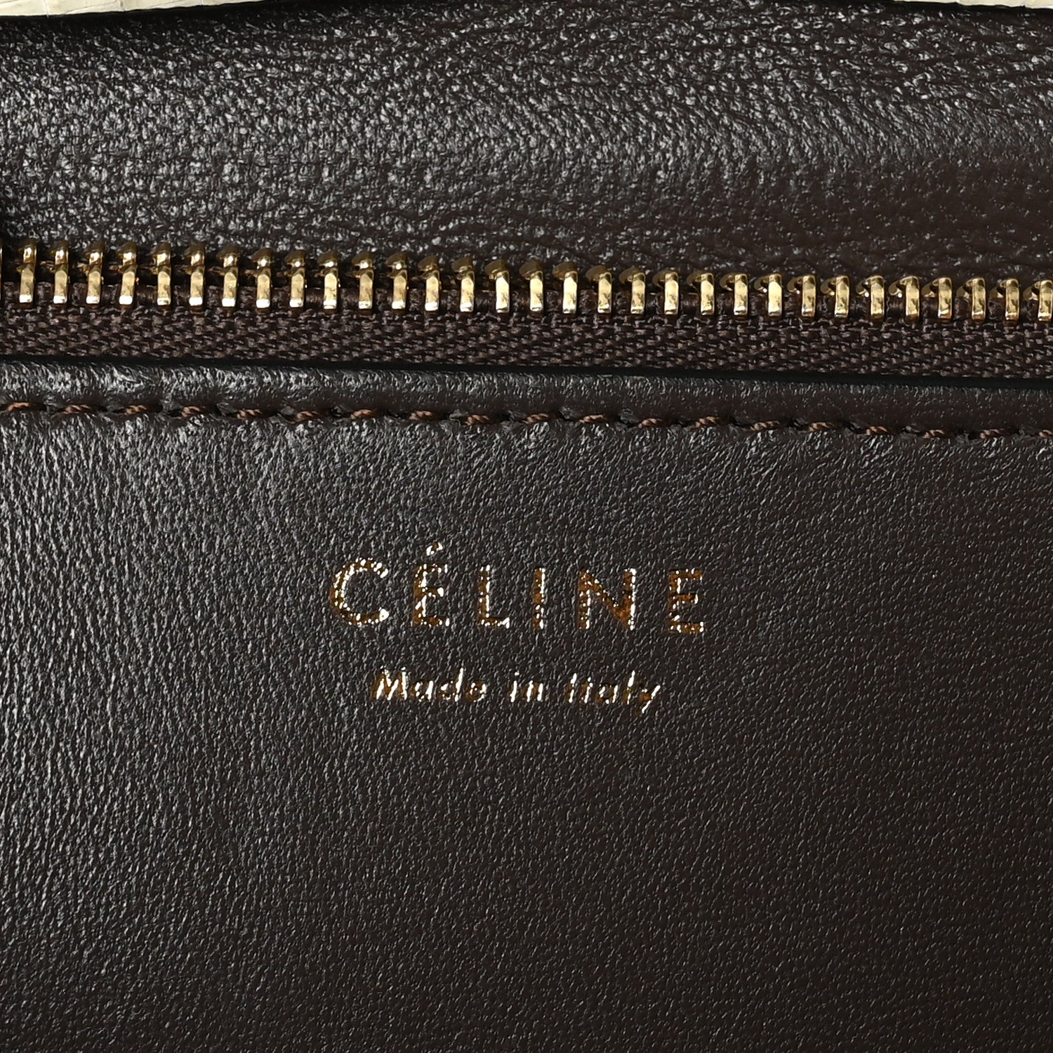Celine Lizard Medium Classic Box Flap Bag Natural 6 of 9