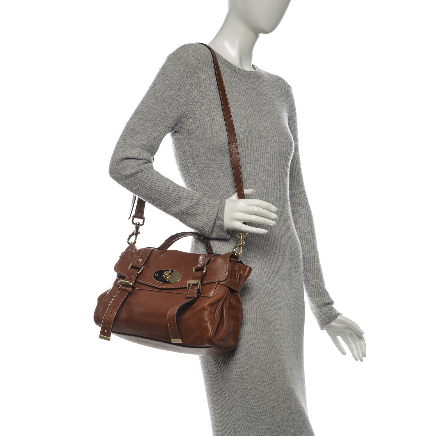 Mulberry Polished Buffalo Medium Alexa Oak 2 of 10